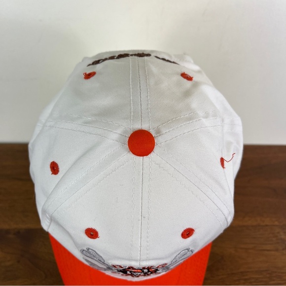 VTG Cleveland Browns Logo Athletic Dawg Pound NFL Snapback Hat Cap Red Onion - Picture 10 of 16